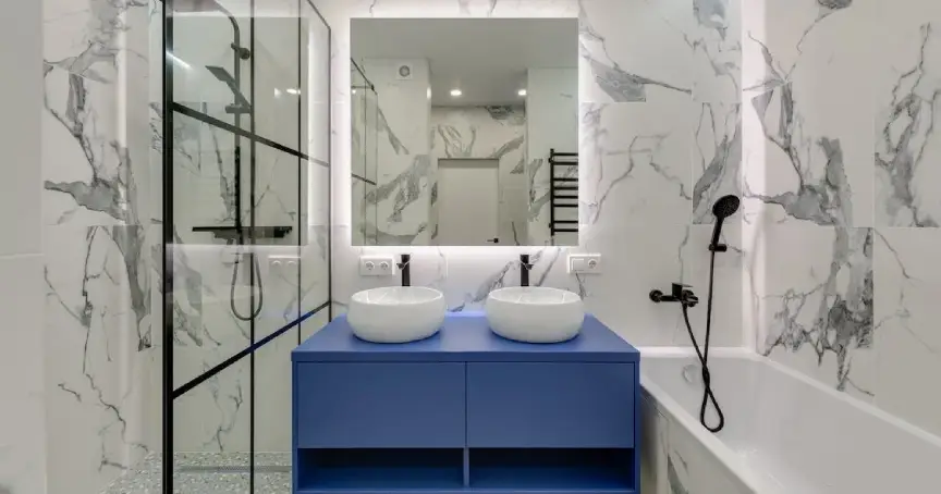 Modern bathroom interior