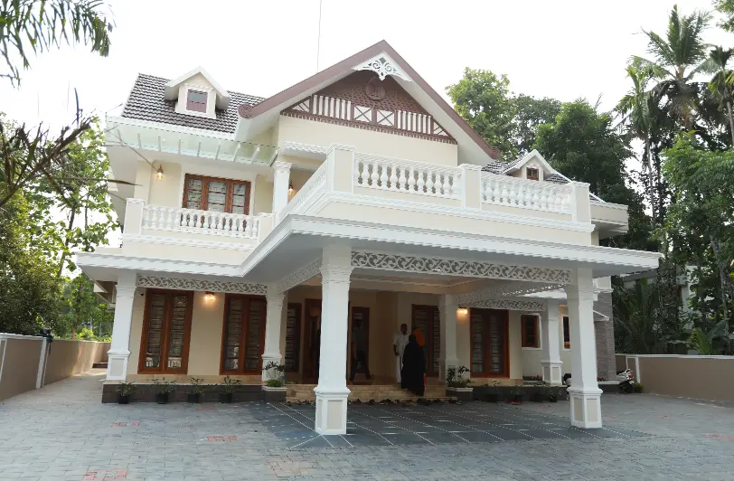 Beautiful house with an awesomely tiled front